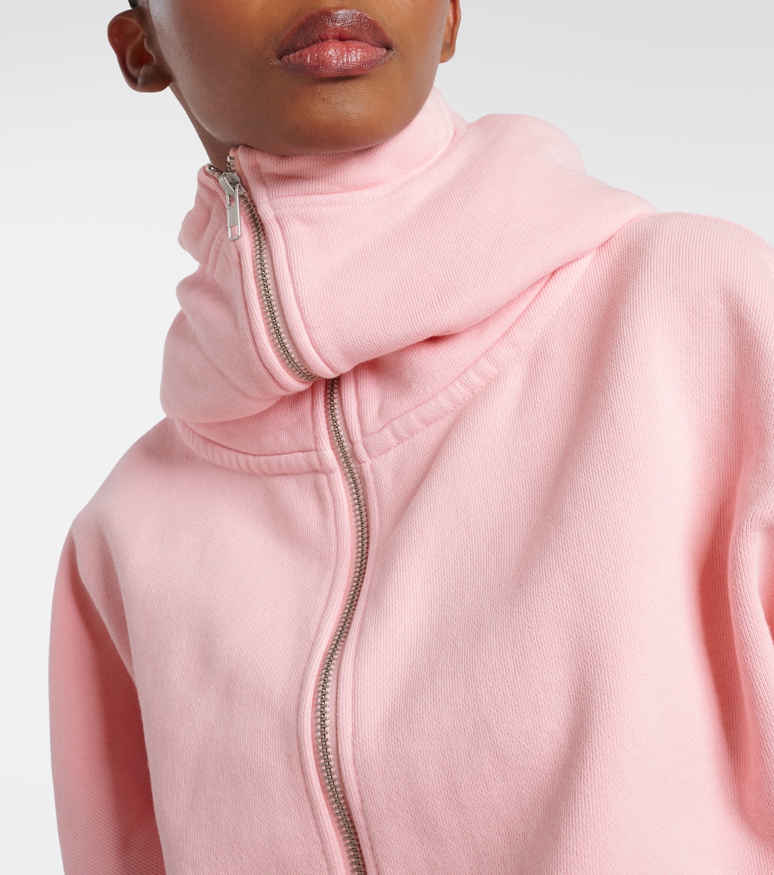 Cropped cotton jersey sweatshirt  | Entire Studios