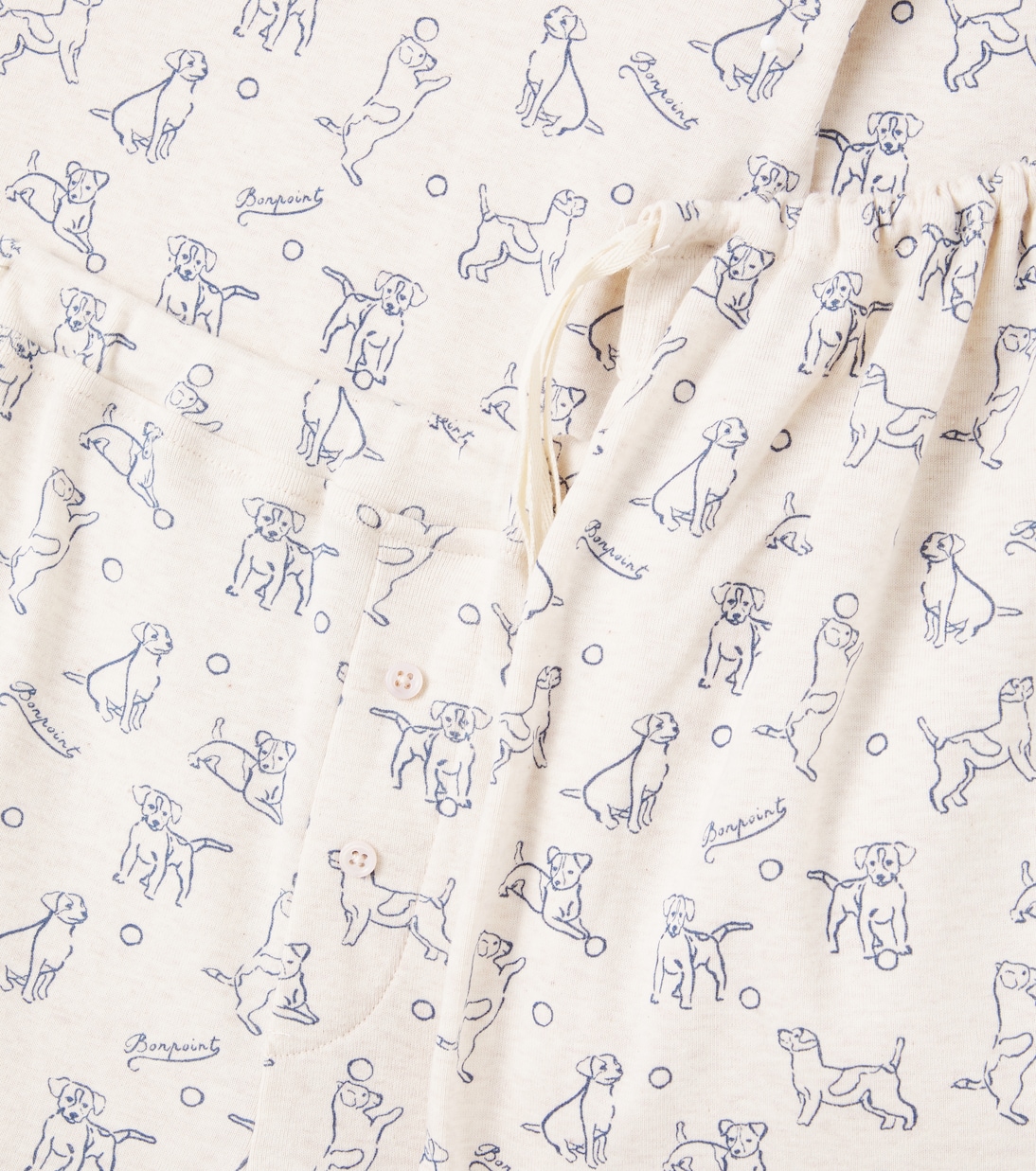Planet printed cotton pajamas | Bonpoint