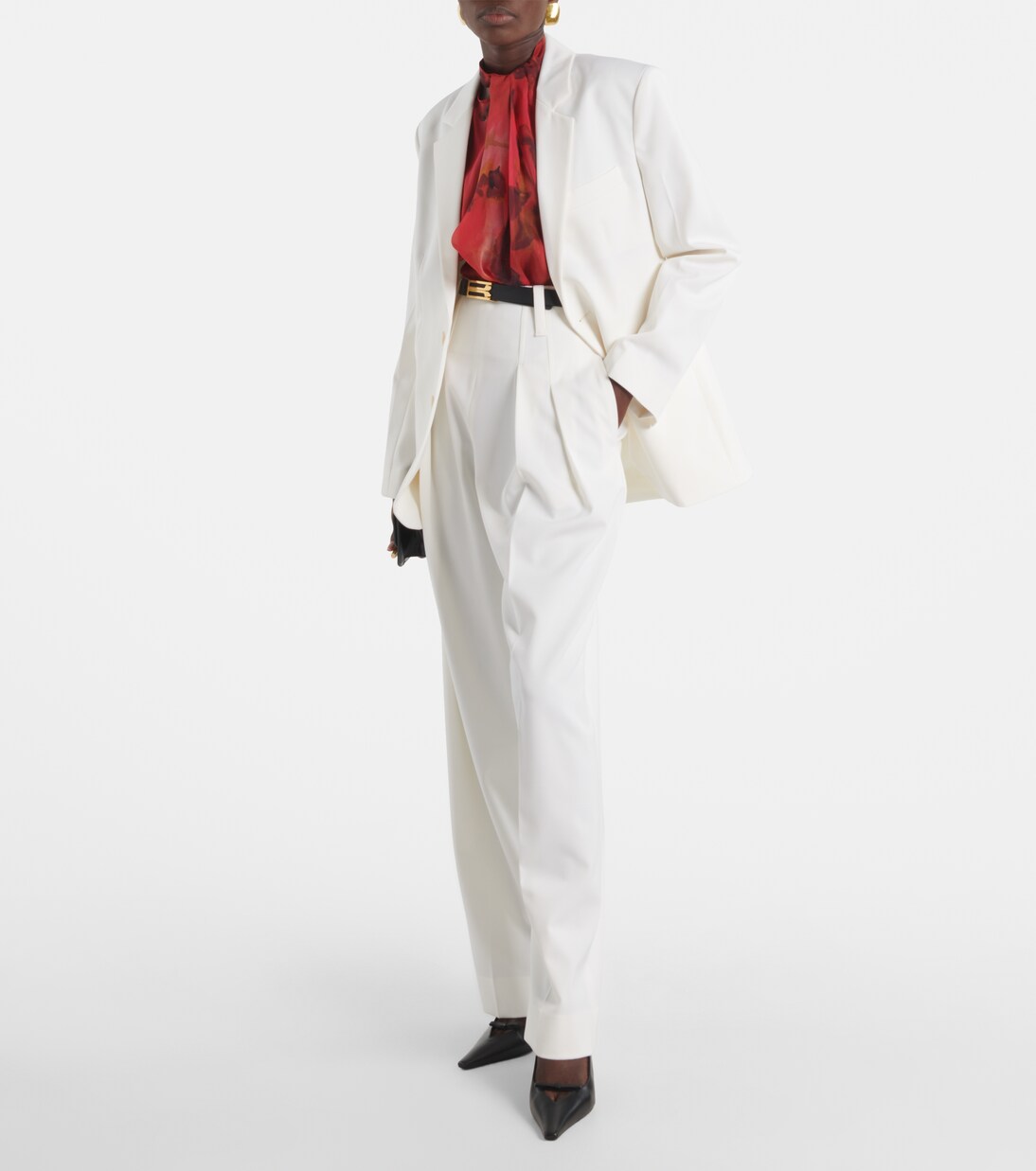 Salones destalonados 75 de piel | Victoria Beckham