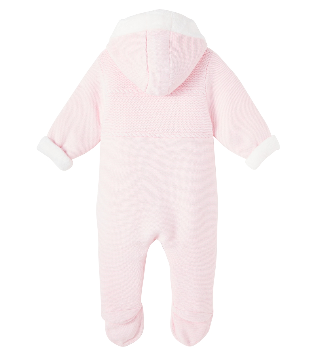 Baby knitted cotton, wool, and cashmere onesie | Tartine et Chocolat