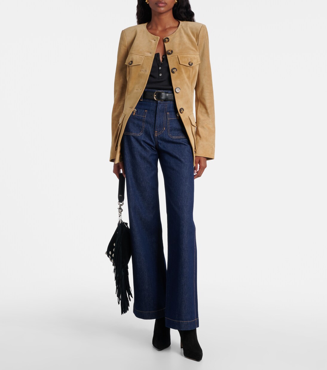 Lisa 70 suede ankle boots | Veronica Beard