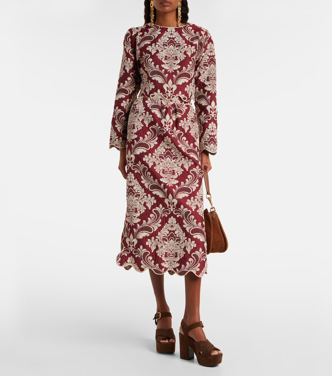 Midirock aus Jacquard | Farm Rio