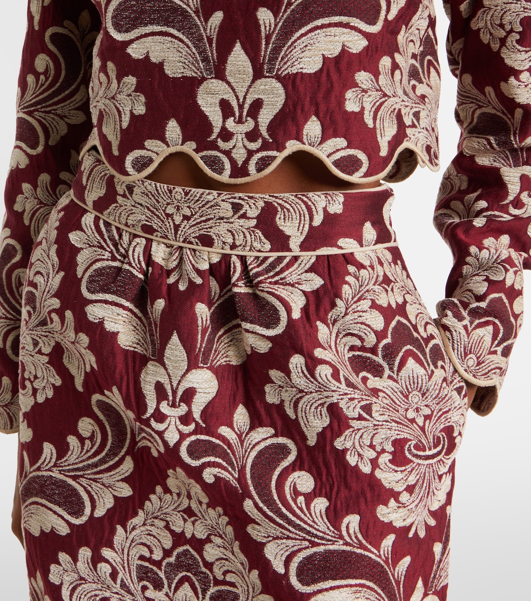 Midirock aus Jacquard | Farm Rio