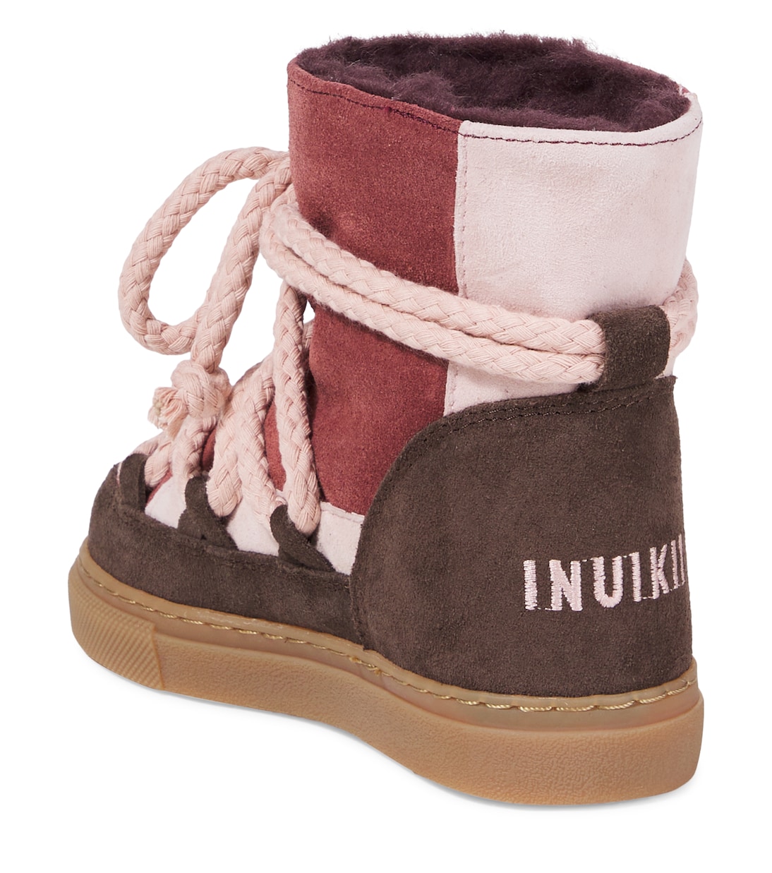 Classic shearling-lined suede snow boots | Inuikii Kids