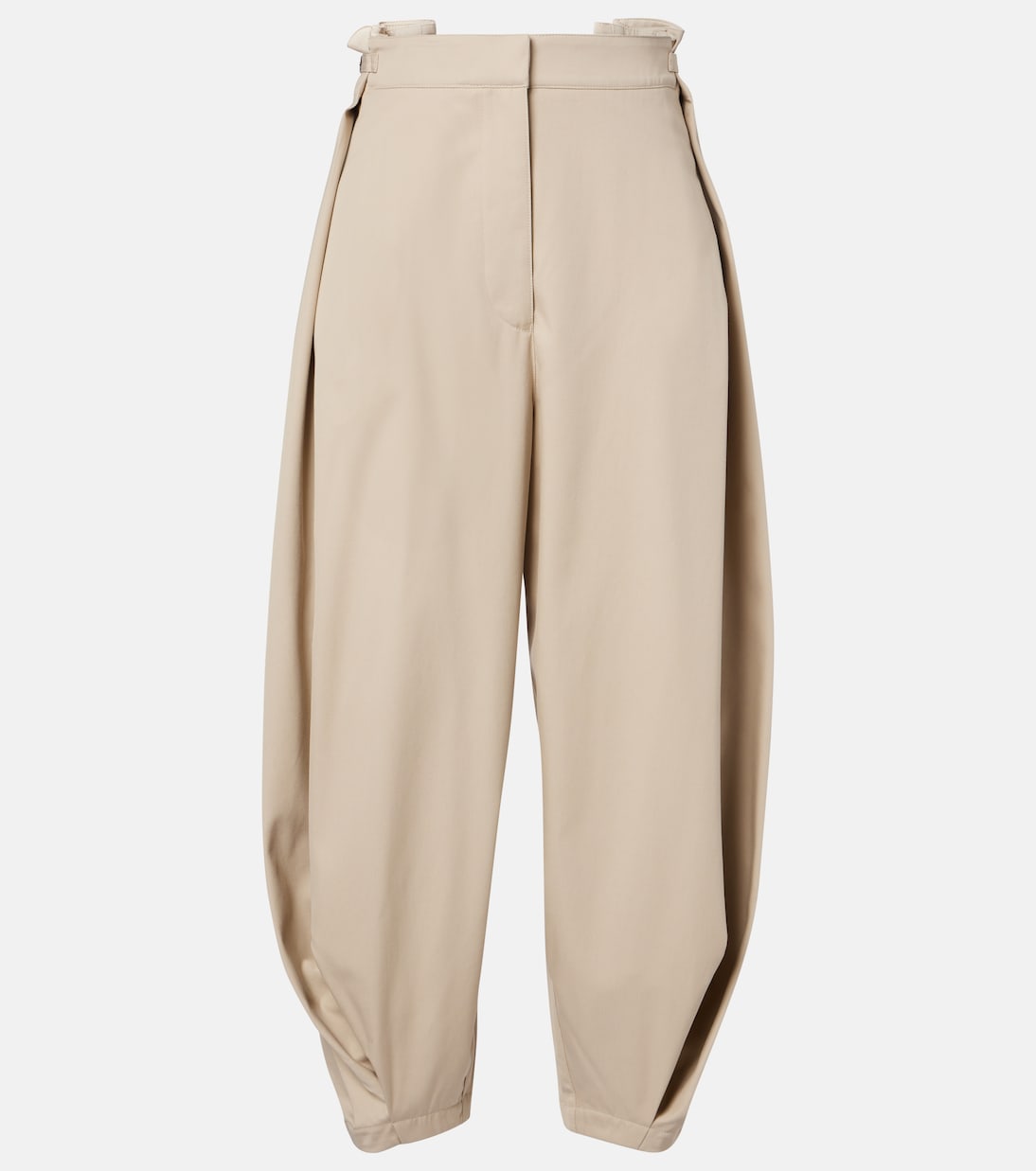 Cotton and silk twill balloon pants | Loewe