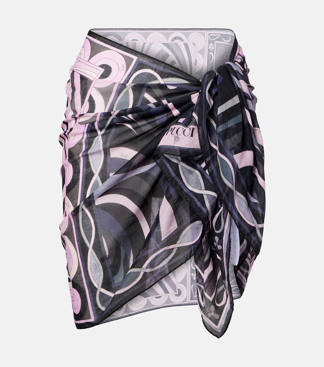 Iride semi-sheer cotton beach cover-up | Pucci