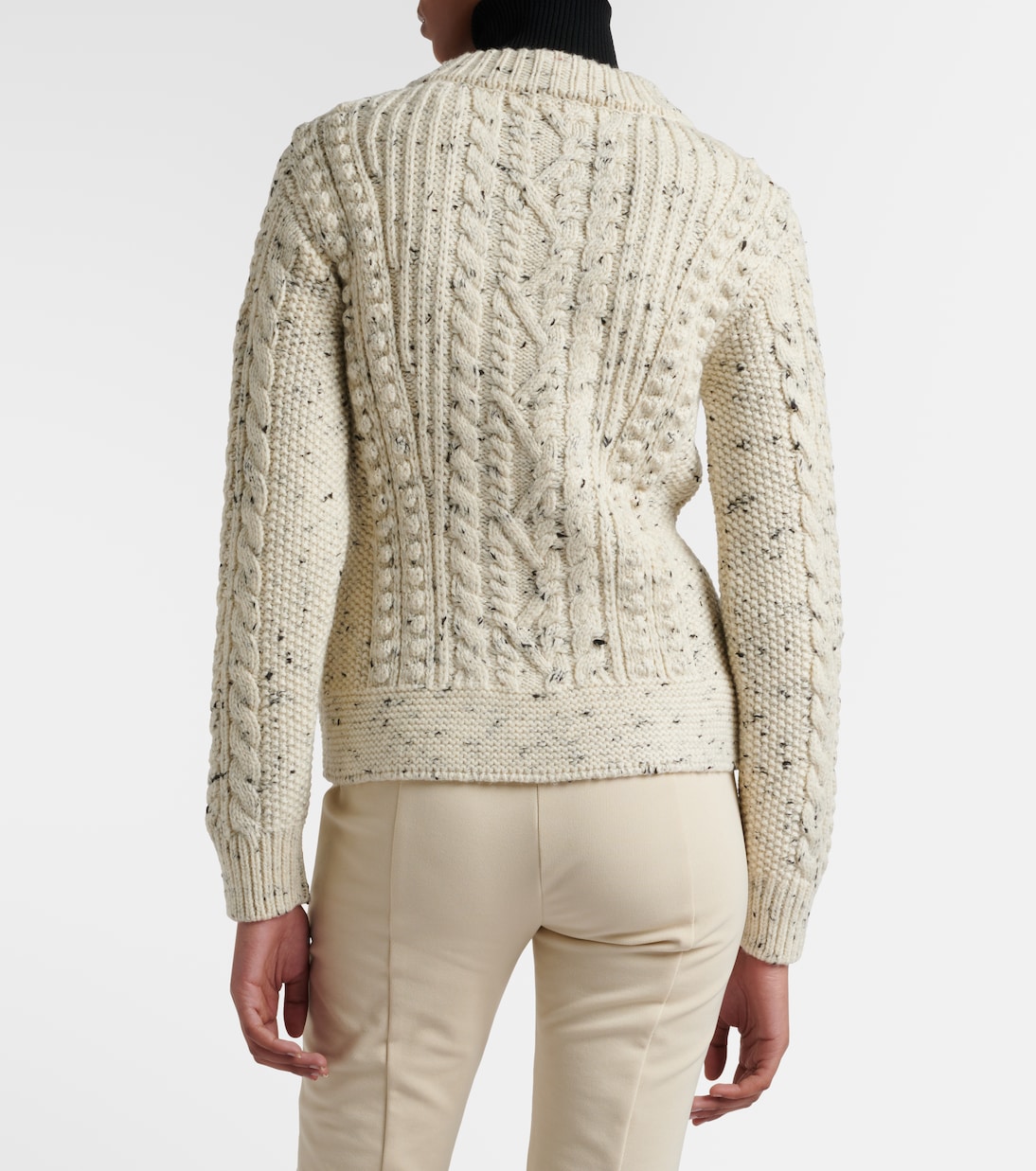 Cable-knit wool cardigan | Moncler Grenoble