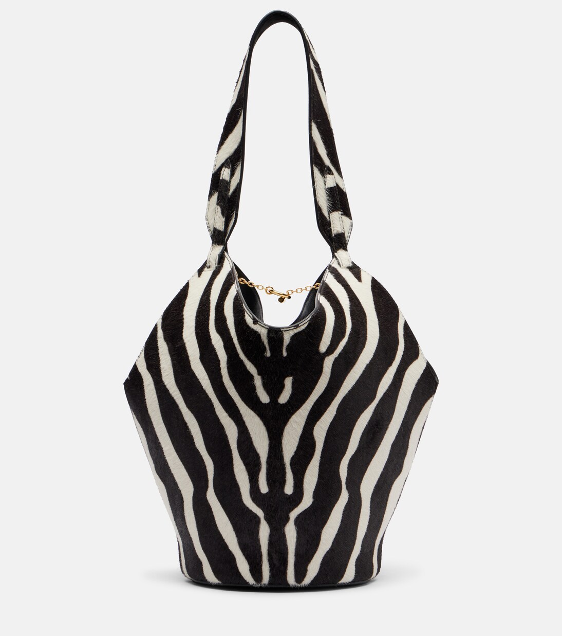 Sac Lotus Mini en cuir façon poulain et daim | Khaite