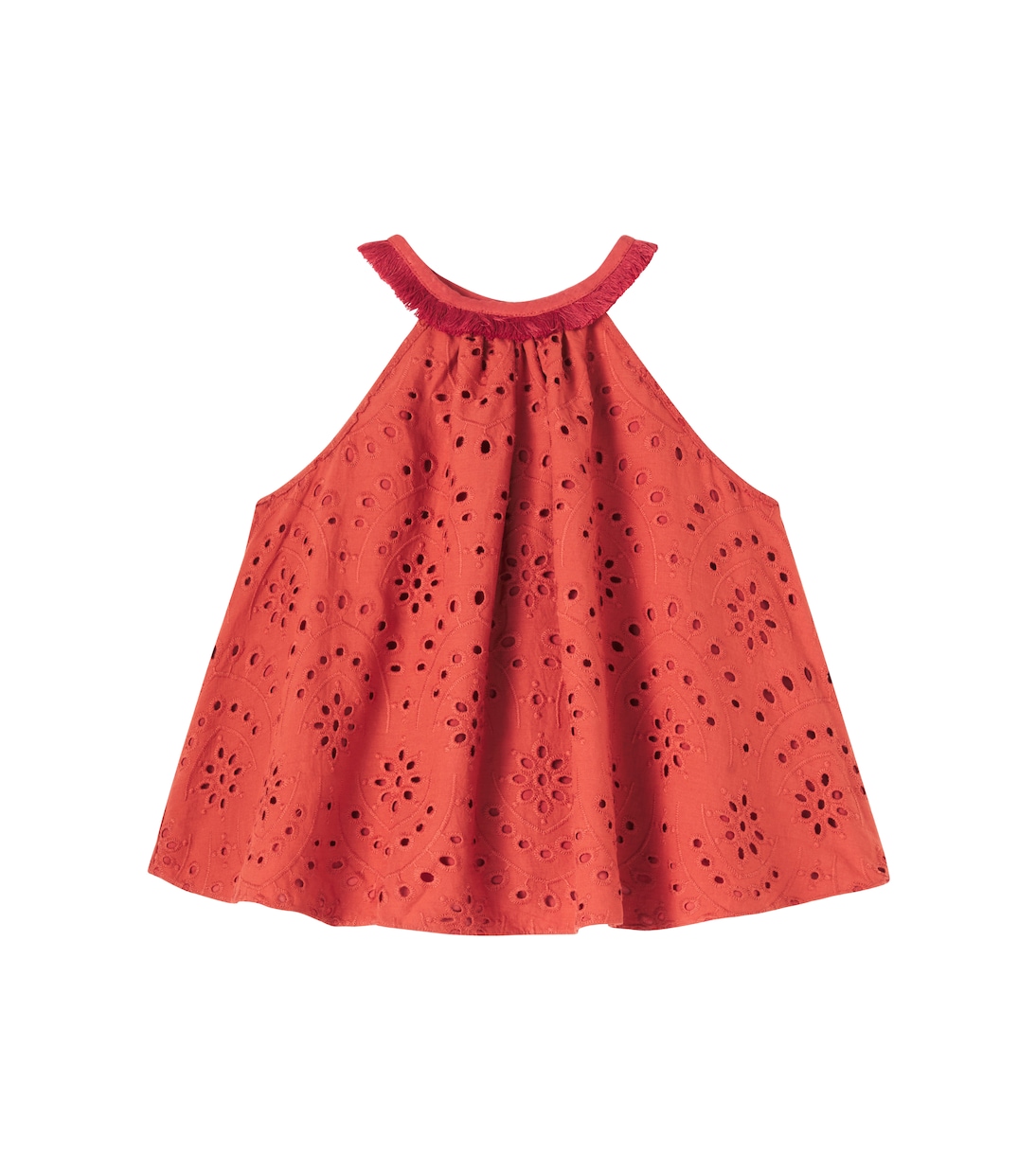 Cleo broderie anglaise cotton top | Poupette St Barth Kids