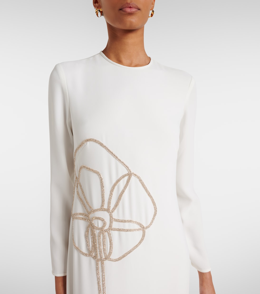 Zarie embellished crêpe gown | Costarellos