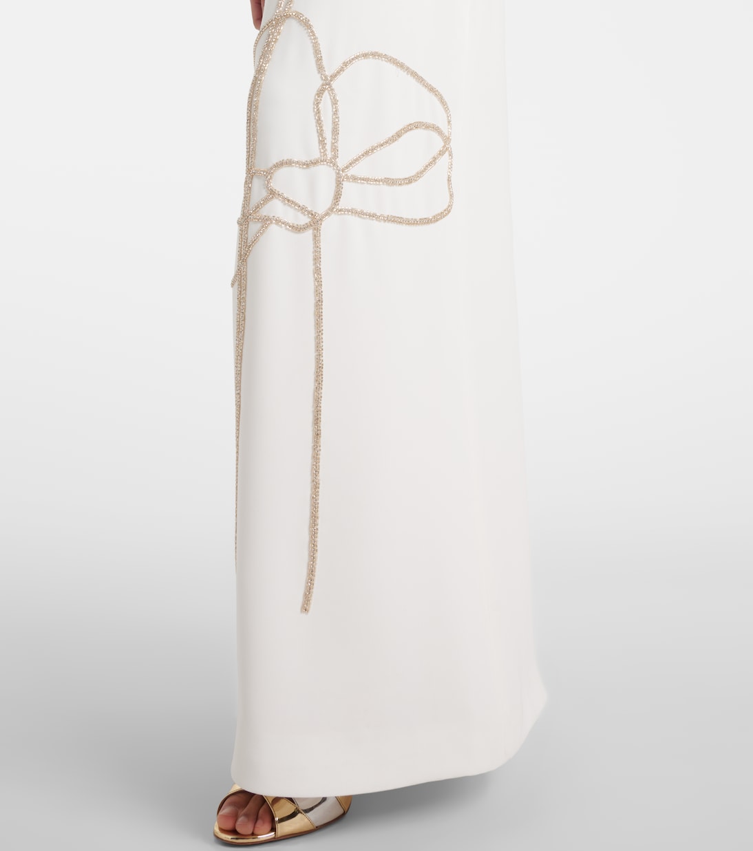 Zarie embellished crêpe gown | Costarellos