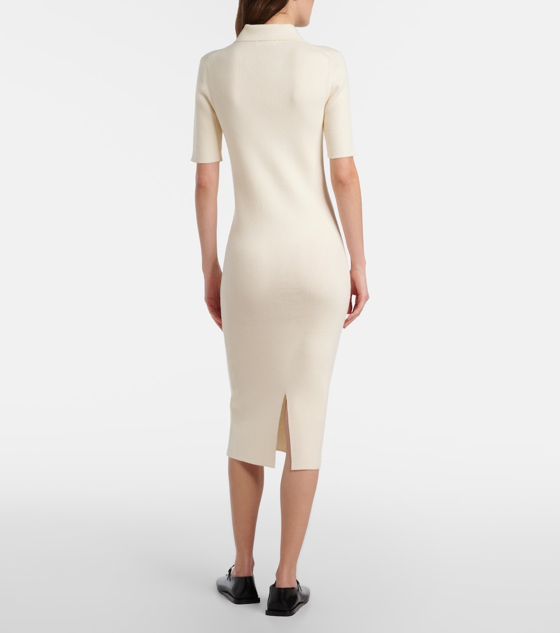 Robe midi en laine | Jil Sander