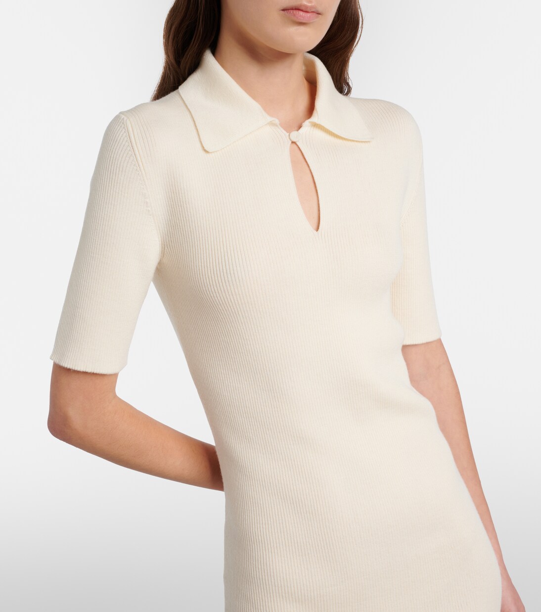 Robe midi en laine | Jil Sander