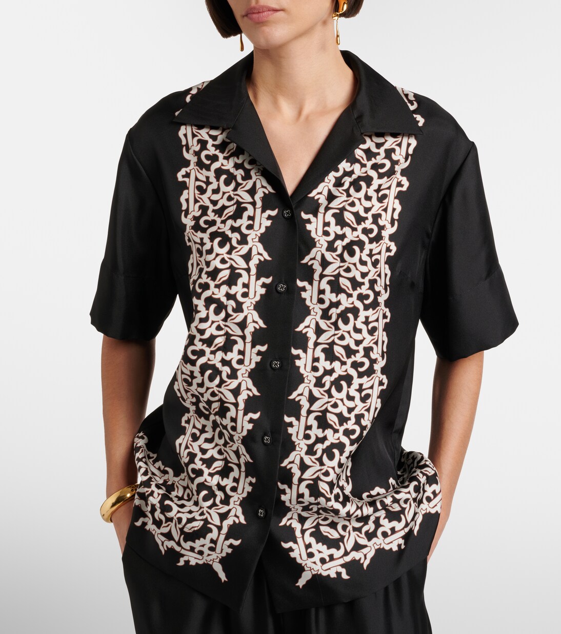 Sundia silk shirt  | Rebecca Vallance