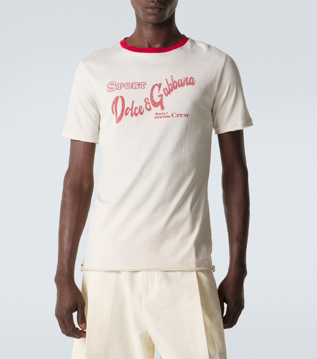 Bedrucktes T-Shirt aus Baumwolle | Dolce&Gabbana