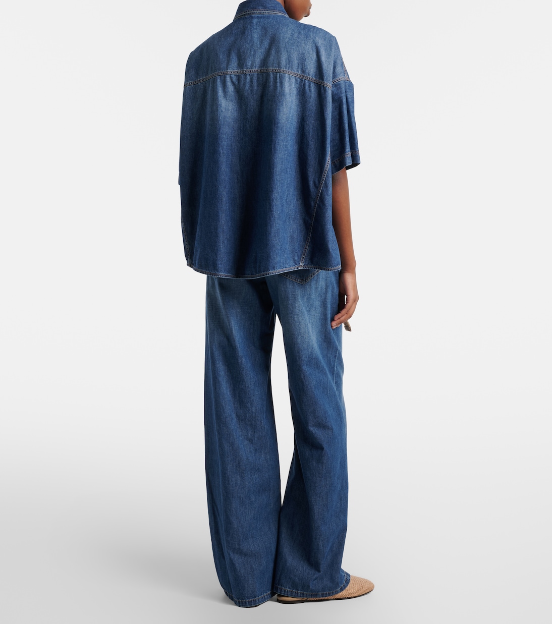 Jeans a gamba larga | Brunello Cucinelli