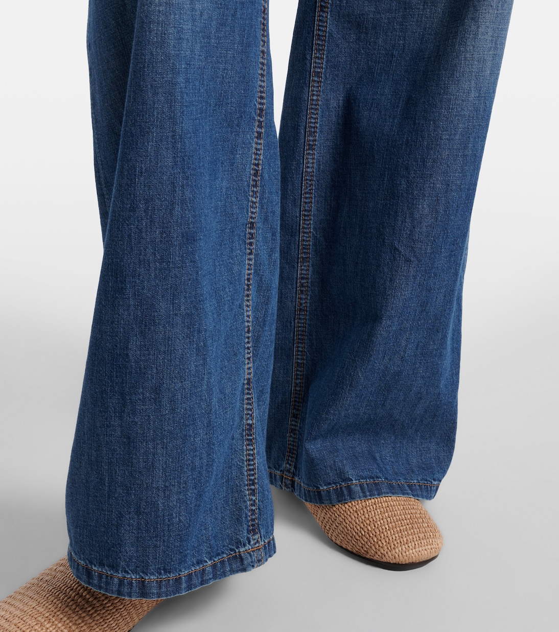 Jeans a gamba larga | Brunello Cucinelli