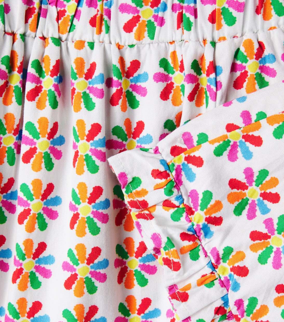 Catavento printed cotton shorts | Fábula