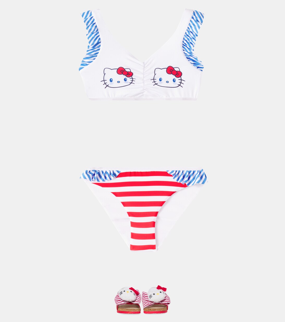 x Hello Kitty striped bikini | Monnalisa