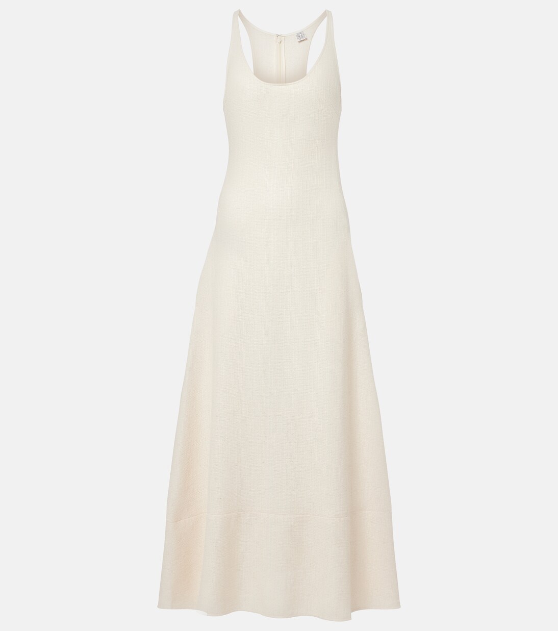 Cotton tweed maxi dress | Toteme