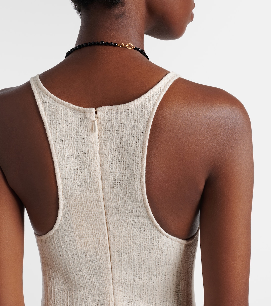 Cotton tweed maxi dress | Toteme