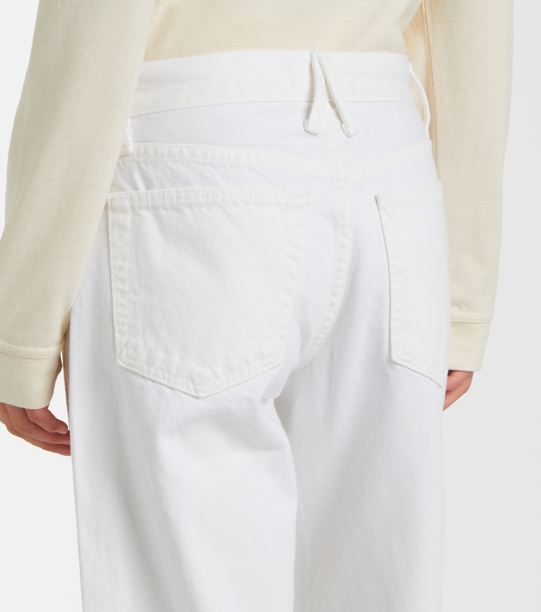 Jamie cropped barrel-leg jeans | Slvrlake