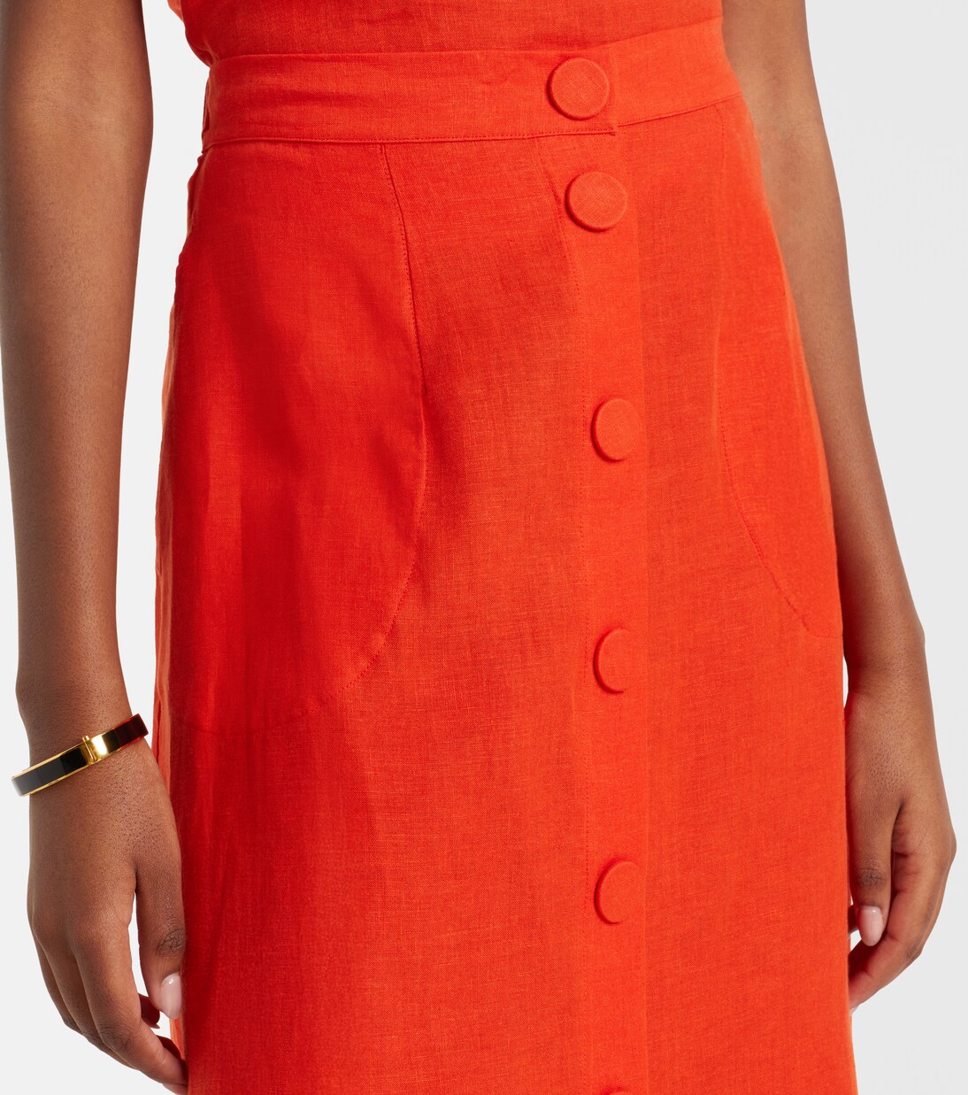 Amusante linen midi skirt | Eres