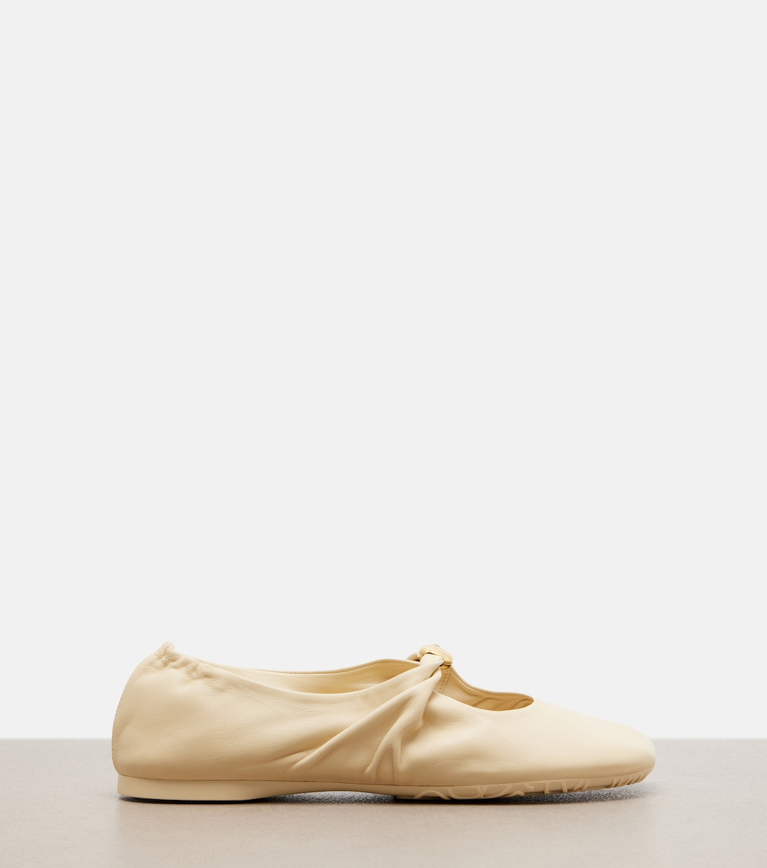 Mary-Jane-Ballerinas Pebble Soft aus Leder | Loewe