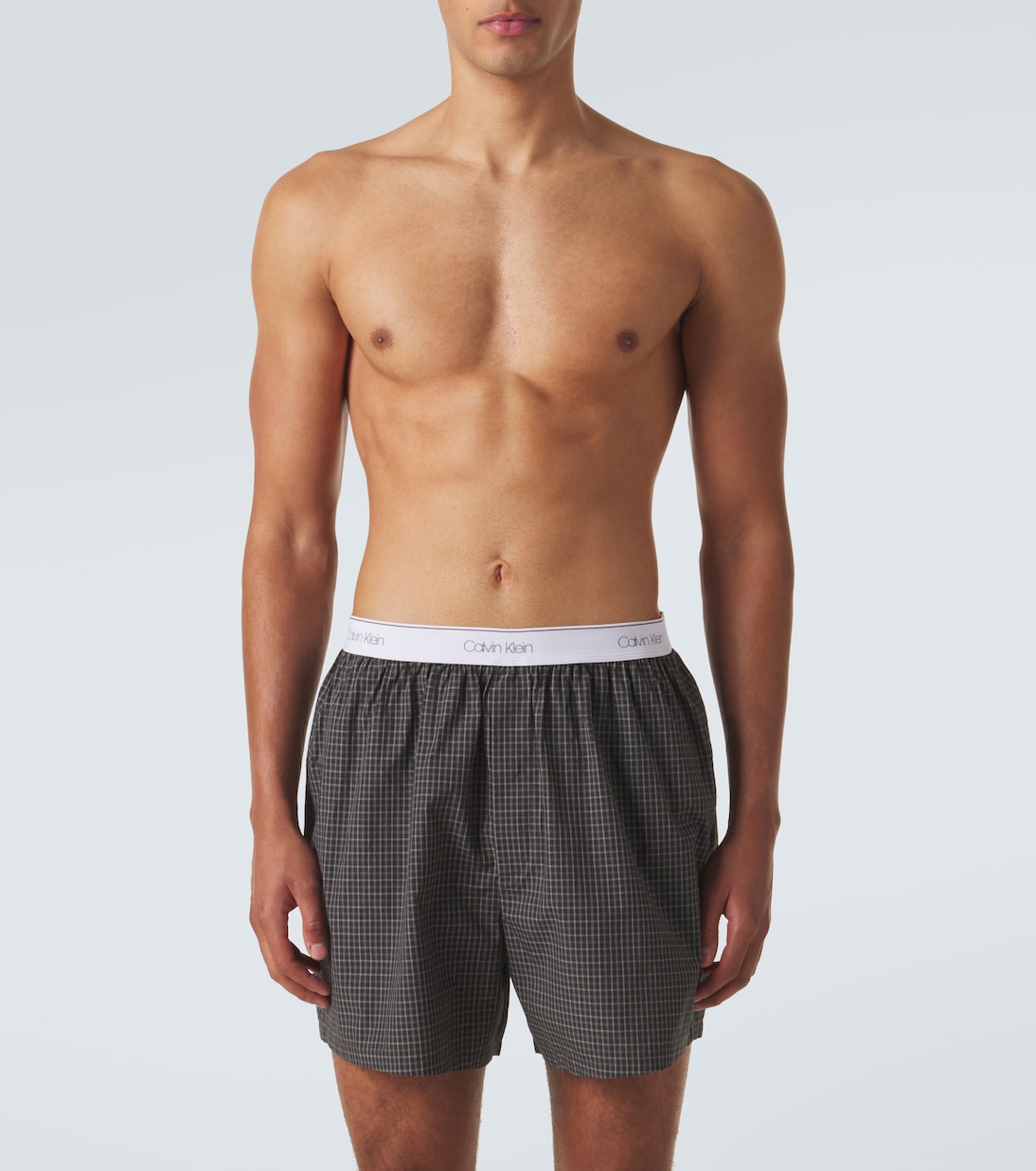 Owen checked cotton boxer briefs | Calvin Klein Collection