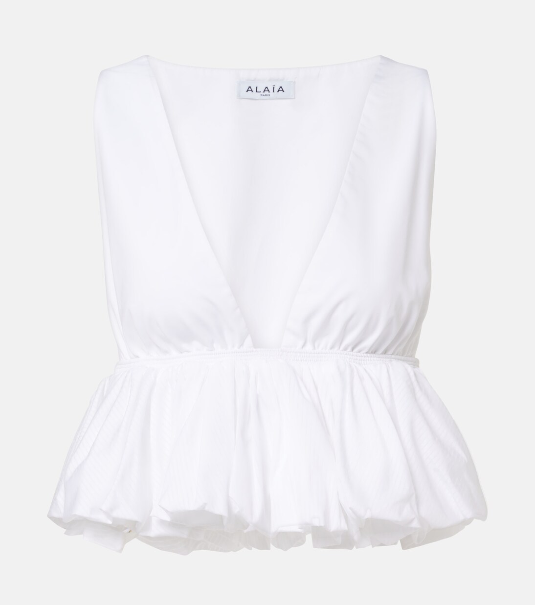 Peplum cotton top | Alaïa