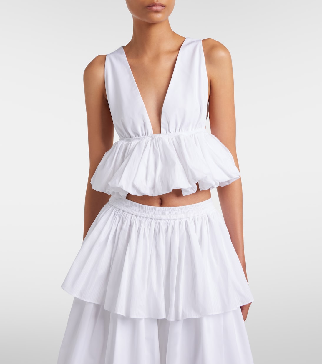 Peplum cotton top | Alaïa