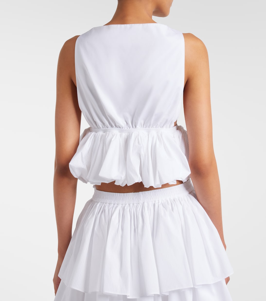 Peplum cotton top | Alaïa