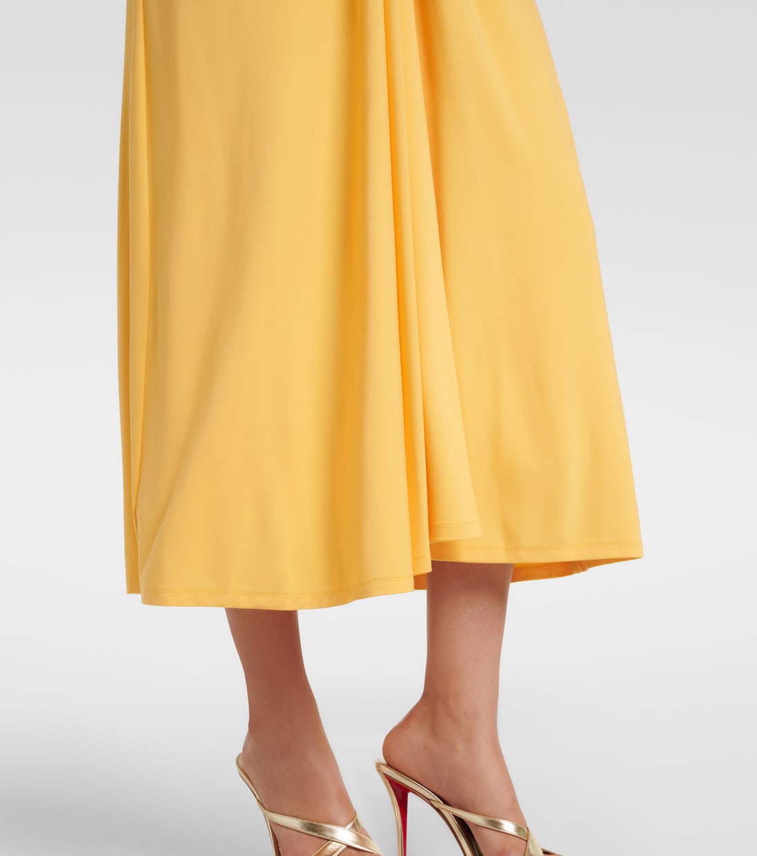 Sheyda ruched jersey midi dress | Simkhai