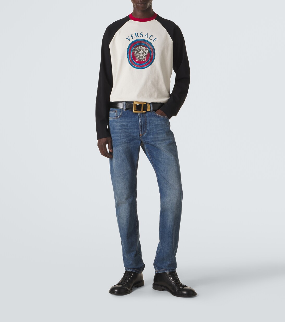 Medusa cotton jersey T-shirt | Versace