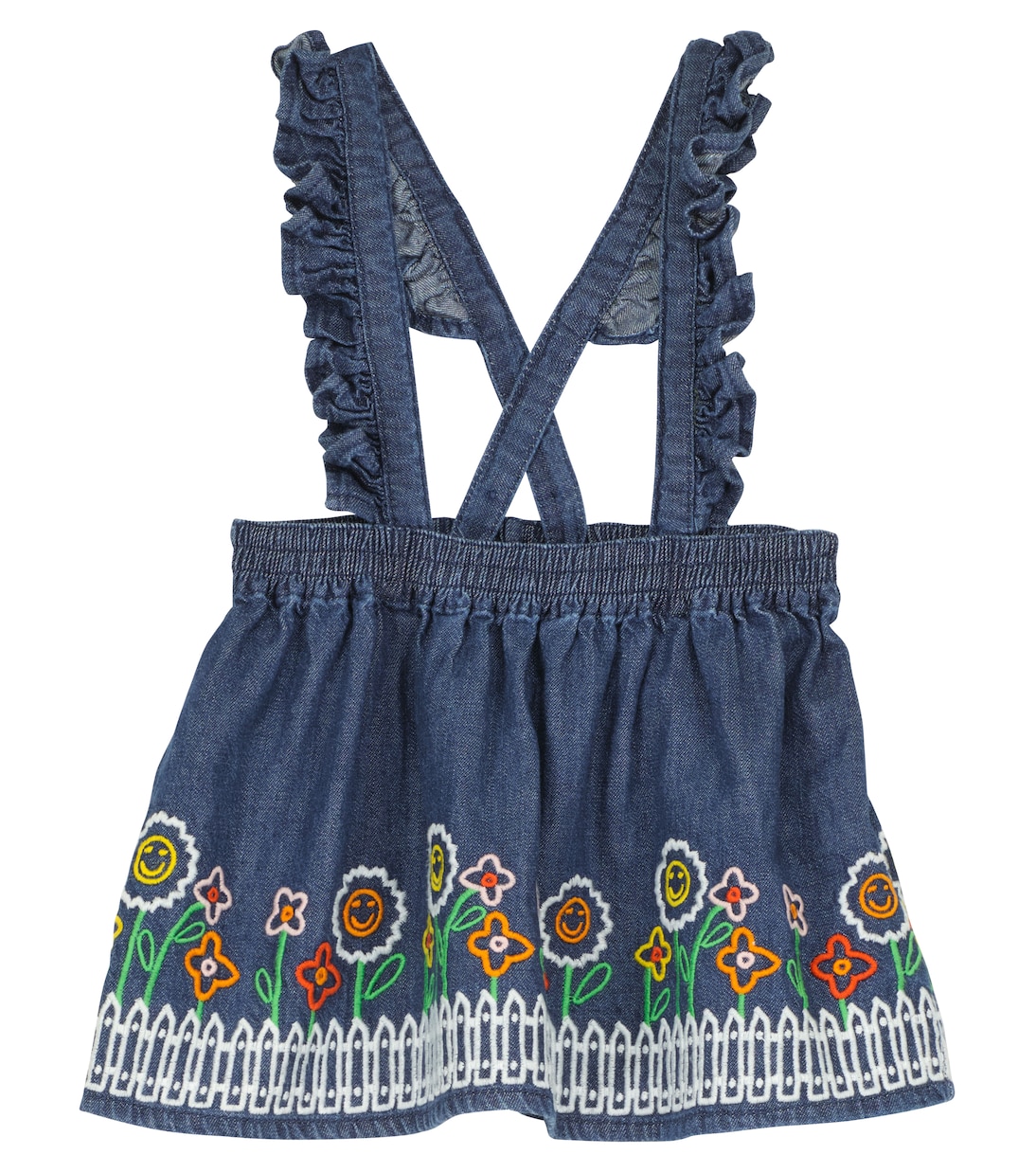 Embroidered denim skirt | Stella McCartney Kids