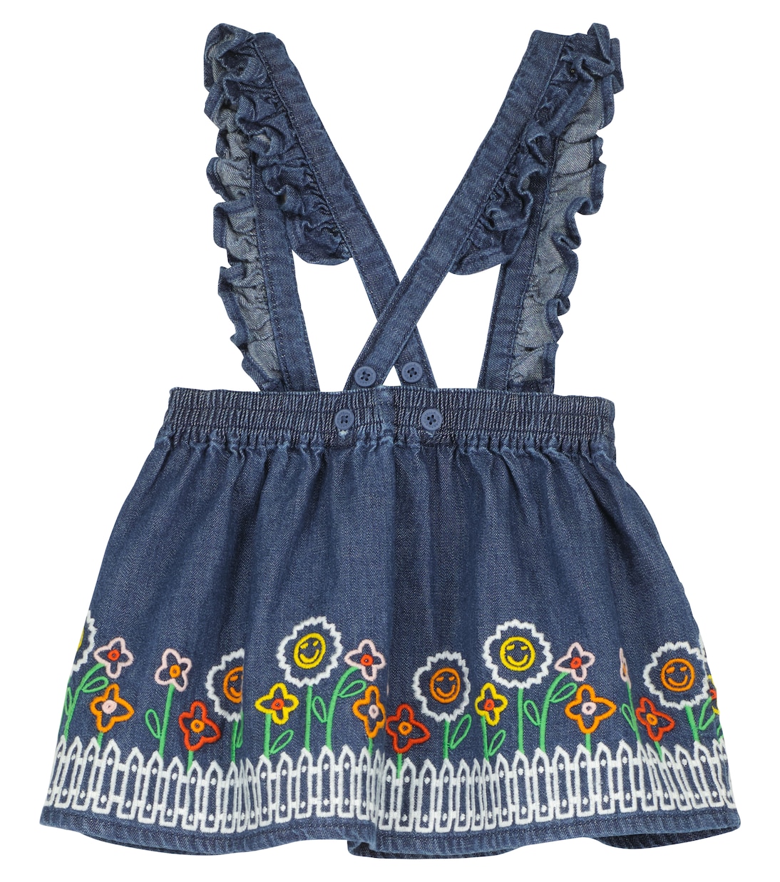 Embroidered denim skirt | Stella McCartney Kids