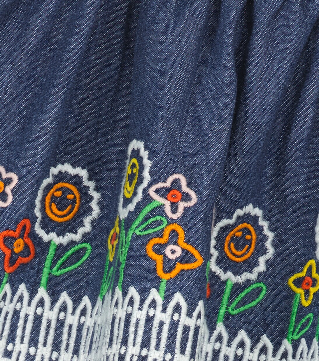 Embroidered denim skirt | Stella McCartney Kids