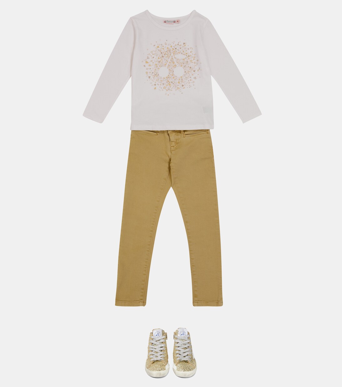 Twiggy cotton jeans | Bonpoint