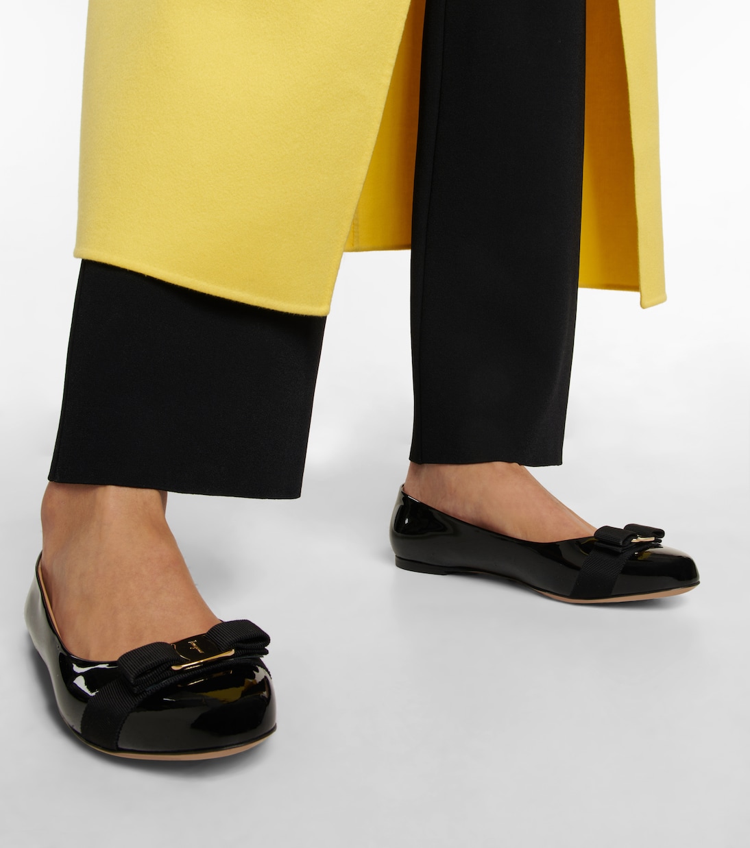 Varina patent leather ballet flats | Ferragamo