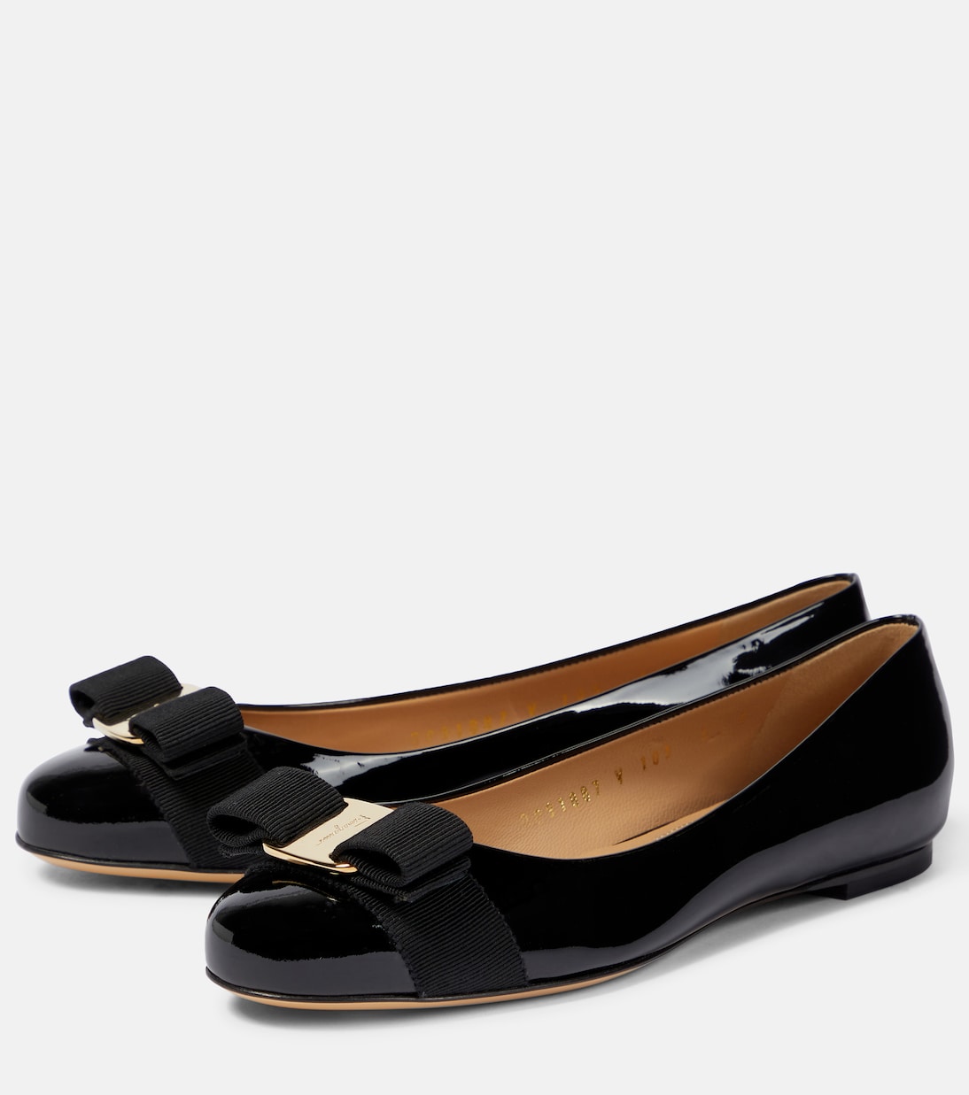 Varina patent leather ballet flats | Ferragamo