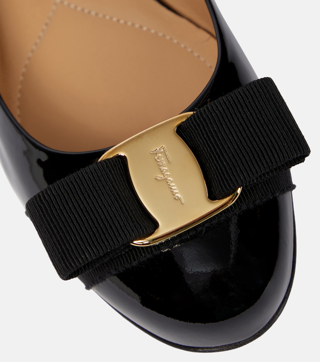 Varina patent leather ballet flats | Ferragamo