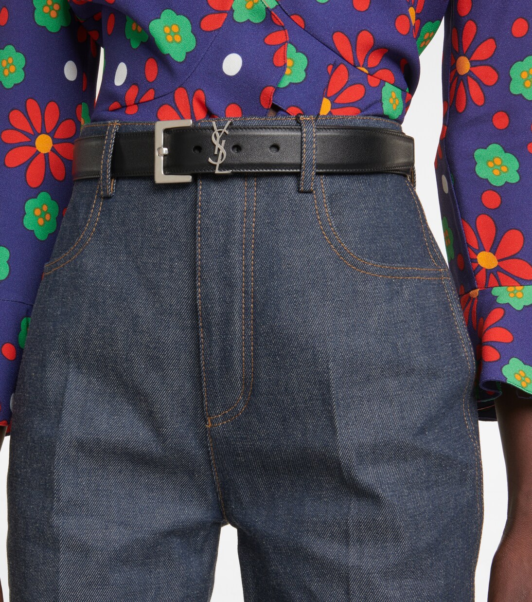 Cintura Cassandre 30 in pelle | Saint Laurent