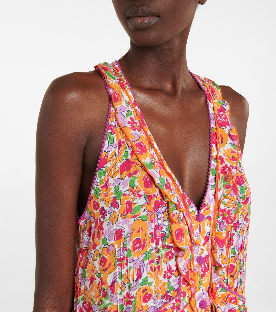 Robe Mae à fleurs | Poupette St Barth