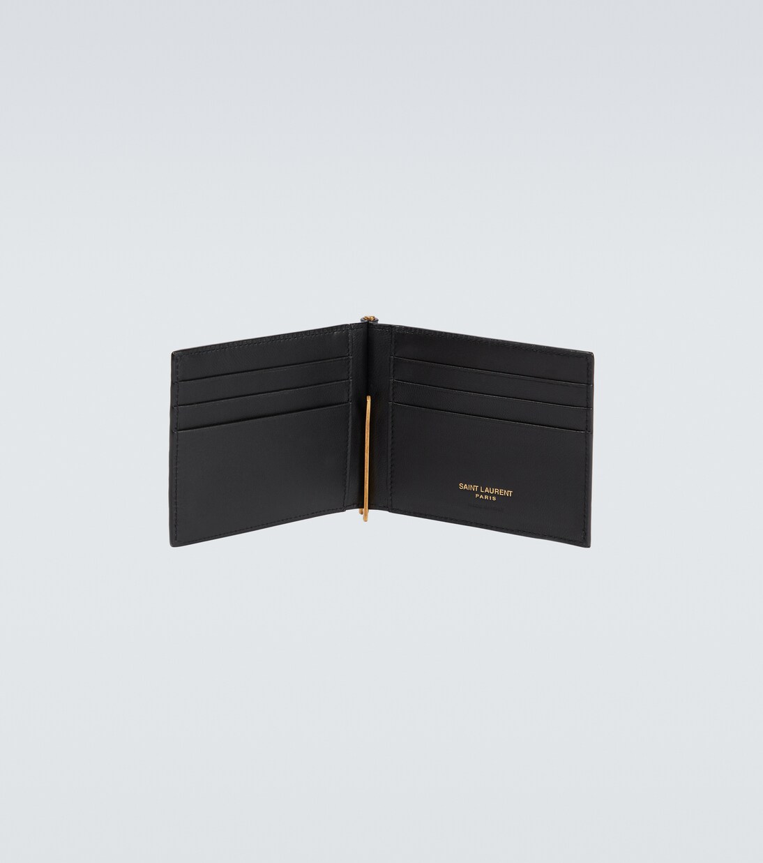 Cassandre croc-effect leather wallet  | Saint Laurent