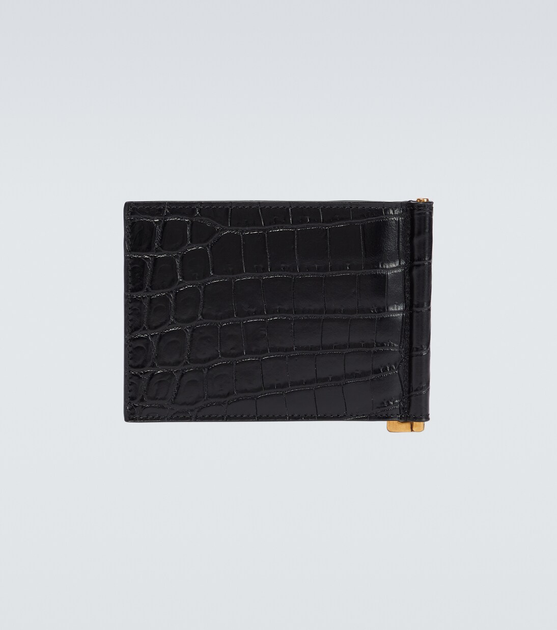 Cassandre croc-effect leather wallet  | Saint Laurent