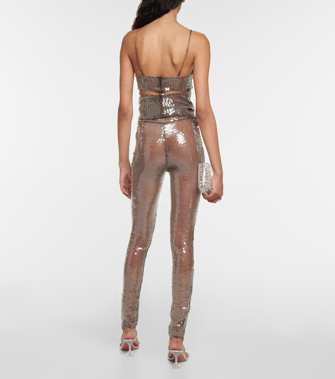 Leggings mit Pailletten | Nensi Dojaka