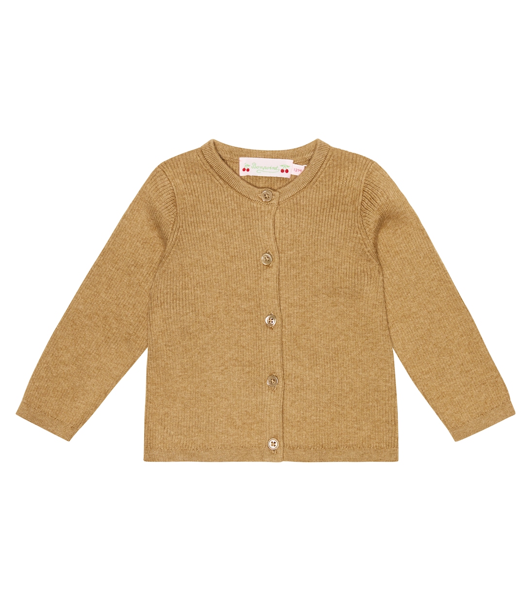 Baby Carina cotton and cashmere cardigan | Bonpoint