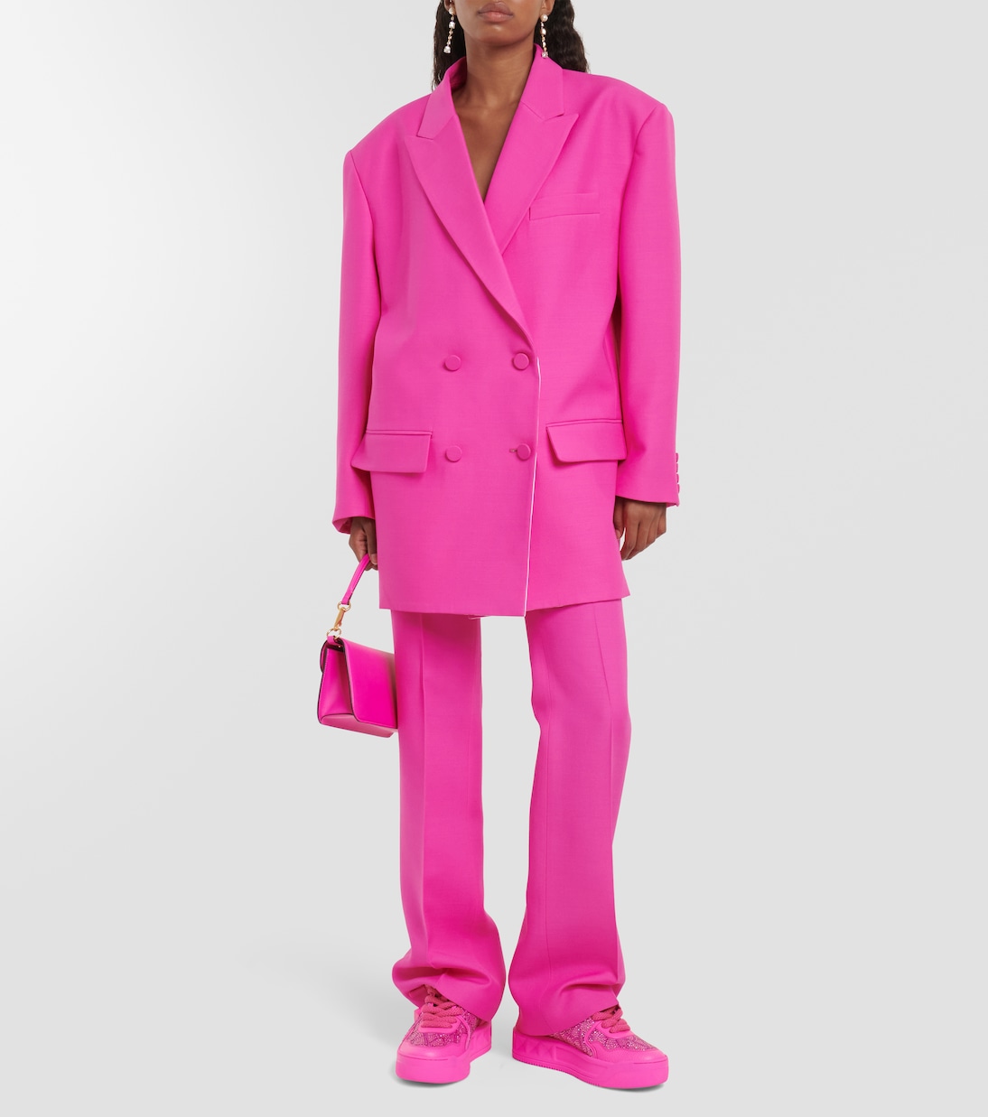 Sneakers One Stud XL Toile Iconographe aus Leder | Valentino Garavani