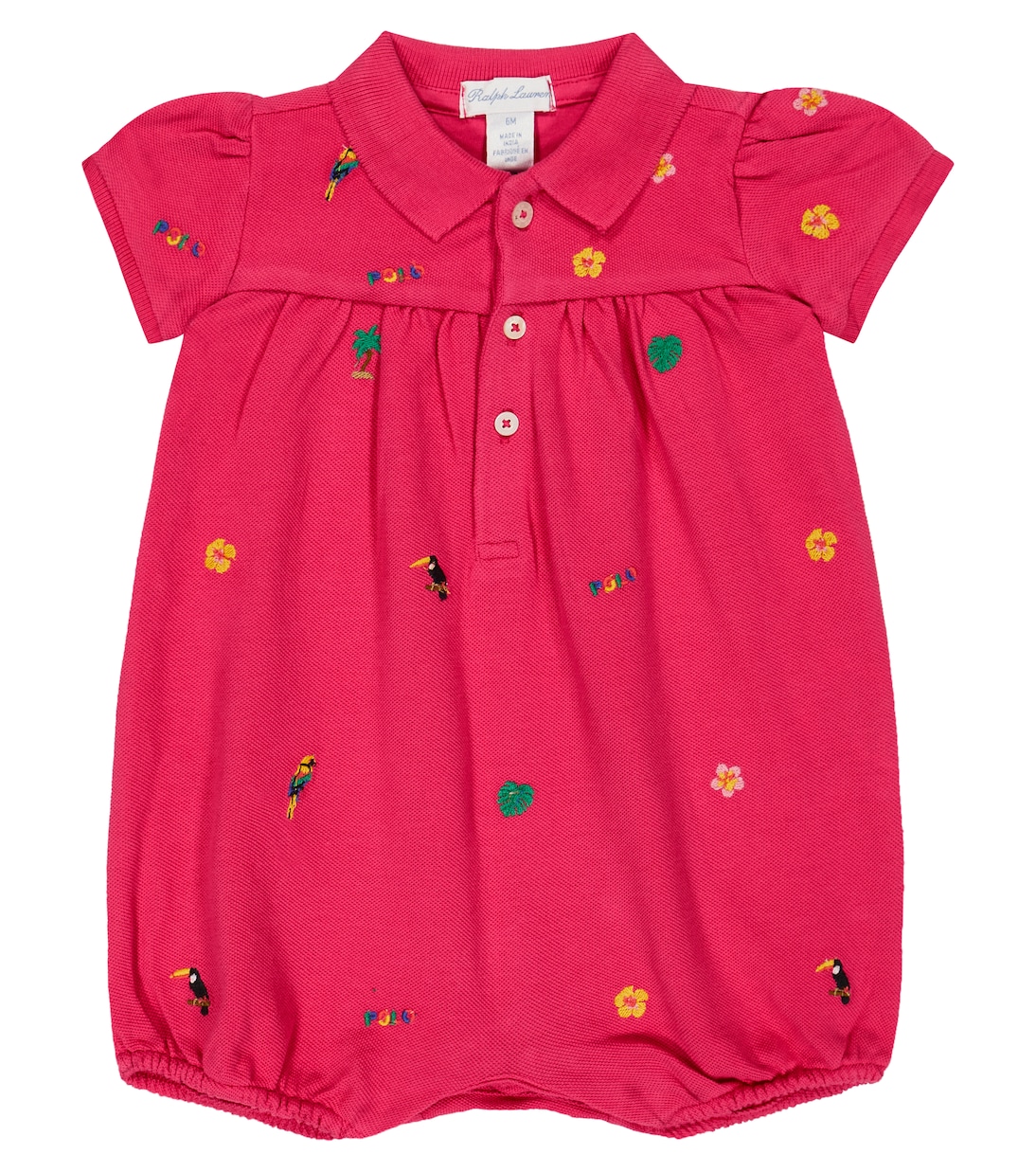Baby cotton playsuit | Polo Ralph Lauren Kids