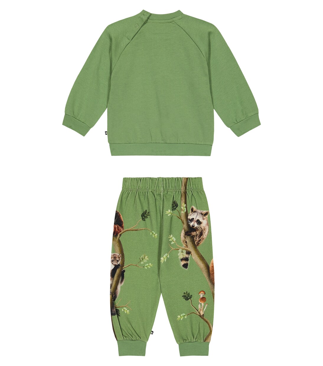 Baby Disc sweatshirt and sweatpants set | Molo